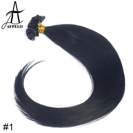 Flat Tip Pre Bonded Hair Extensions